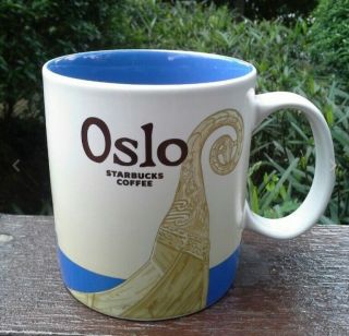 Starbucks City Mug 16 Oz Oslo Series 2016 - 2017 Norway Discontinued
