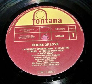 THE HOUSE OF LOVE Babe Rainbow - VINYL LP Fontana 5125491,  Orignial 1992 UK - EX 6