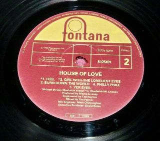 THE HOUSE OF LOVE Babe Rainbow - VINYL LP Fontana 5125491,  Orignial 1992 UK - EX 7