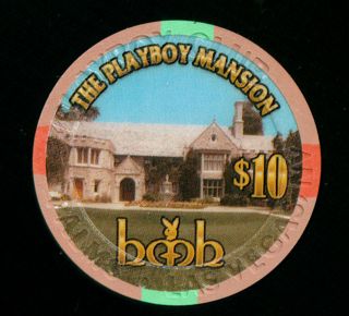 Playboy Club Palms Casino $10 Grand Opening Chip (c902) Playboy Mansion