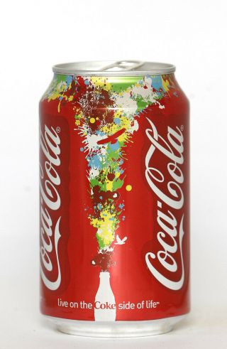 2007 Coca Cola Can From Sweden,  Coke Side Of Life