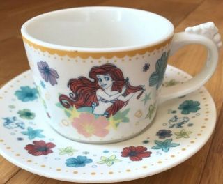 Disney Princess Ariel Ichiban kuji B Cup and saucer BANPRESTO F/S trackingnumber 2