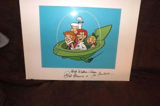 Jetsons Hanna Barbera Signed Family Sunday Drive Rare Animation Art Cell