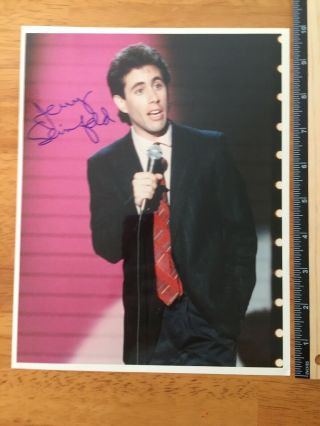 Jerry Seinfeld Authentic Hand Signed Autograph - A Collectors Must Have