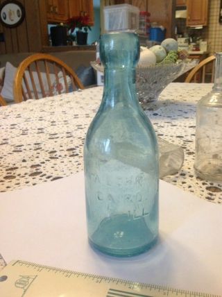 A Lohr Cairo Illinois Blob Soda Bottle 1870 