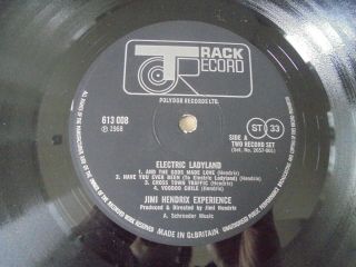 The Jimi Hendrix Experience - Electric Ladyland 1970 UK DOUBLE LP TRACK PSYCH 5
