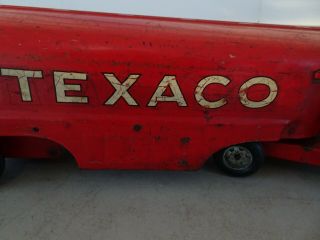 VINTAGE 1950 ' s BUDDY L Pressed Steel TEXACO Fuel Truck Old Gas Transport Toy 550 2