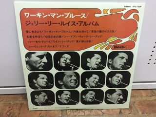 Jerry Lee Lewis SHE EVEN WOKE ME UP TO SAY GOODBYE Japan LP PROMO w/OBI \ 2