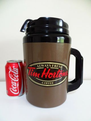 Large Tim Horton’s Coffee Travel Mug Thermos Insulated Bubba 64oz