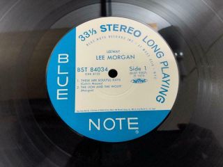 LEE MORGAN LEEWAY BLUE NOTE GXK 8133 OBI STEREO JAPAN VINYL LP 3