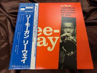 LEE MORGAN LEEWAY BLUE NOTE GXK 8133 OBI STEREO JAPAN VINYL LP 6