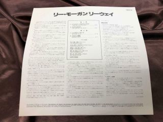 LEE MORGAN LEEWAY BLUE NOTE GXK 8133 OBI STEREO JAPAN VINYL LP 8
