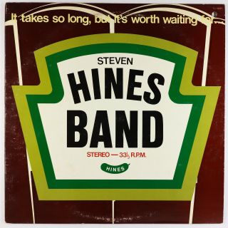 Steven Hines Band - It Takes So Long Lp - Tiger Lily Tax Scam Funk Rock Vg,