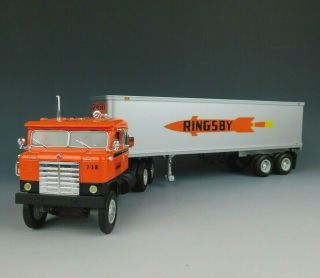 1995 First Gear Inc Vintage Ringsby Don Mill Models Diecast Semi Truck 738 1:26