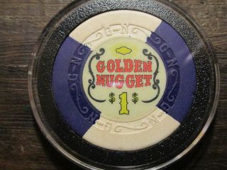 Golden Nugget $1 Casino Chip 1/4 Pie 11th Issue