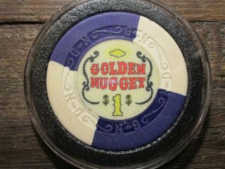 Golden Nugget $1 Casino Chip 1/4 Pie 11TH Issue 2