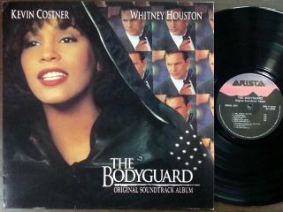 Bodyguard - Ost Whitney Houston 1991 Korea Orig 1st Vinyl.  Ex.  Insert.  Kennyh G