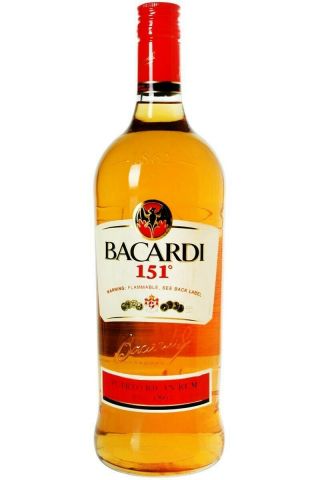 Rare Bacardi 151 Rum 750 Ml.  100 Authentic.  Last Of It 