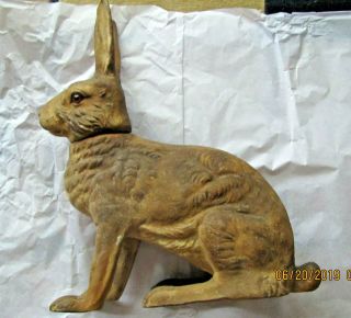 Antique German Paper Mache Rabbit Candy Container - Early 1900s - - Famly Heirloom