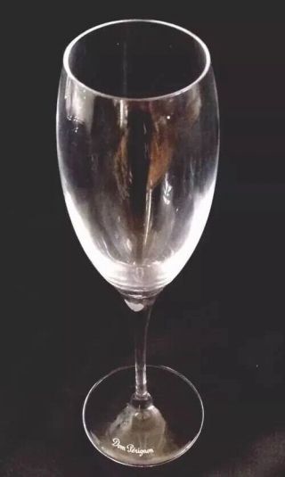 DOM PERIGNON CRYSTAL CHAMPAGNE FLUTES X 2 UNBOXED 3