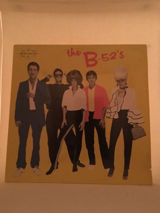 The B - 52s - Self Titled Lp (promo) (bsk 3355) 1st Pressing (yellow Labels)