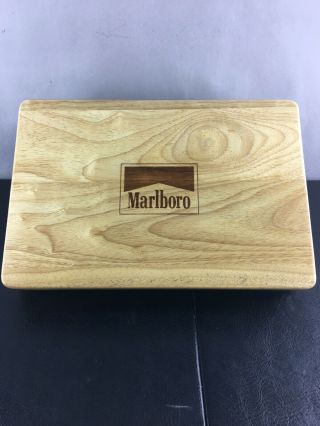 Marlboro Poker Chip Set With 2 Card Decks Chips And Cards
