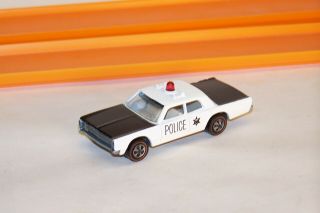 Hot Wheels Redline Custom Police Cruiser In Black N White