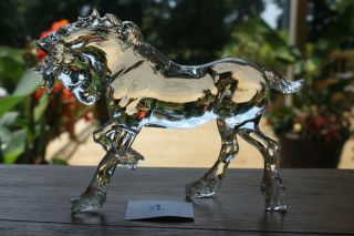Breyerfest 2019 Store Special Defiant Crystal Draft Horse 1 Of 750 1