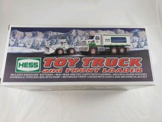 2008 Hess Toy Truck And Front Loader -