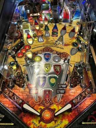 GAME OF THRONES PRO Pinball Machine BY STERN 10
