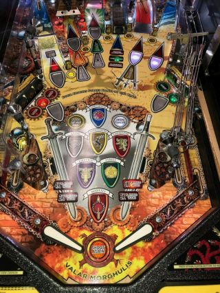 GAME OF THRONES PRO Pinball Machine BY STERN 12