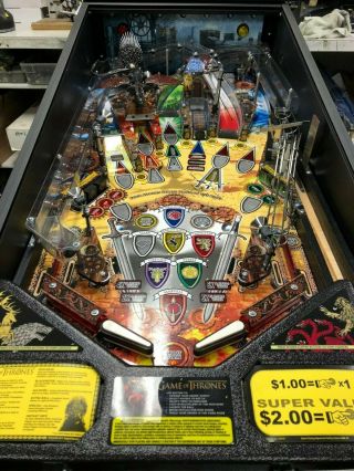 GAME OF THRONES PRO Pinball Machine BY STERN 2