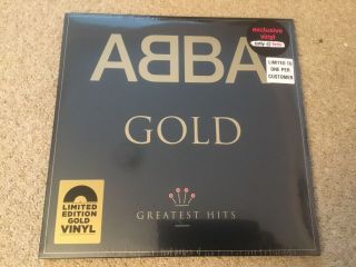 Abba Gold Greatest Hits Hmv Gold Vinyl Limited Edition Double Album - &