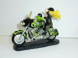 MISS PIGGY Figurine Hamilton Muppet ON THE ROAD WITH KERMIT Motorcycle 4