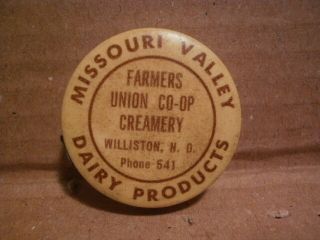 Vintage - Missouri Valley Farmers Union Co - Op Creamery - Measuring Tape / Ad
