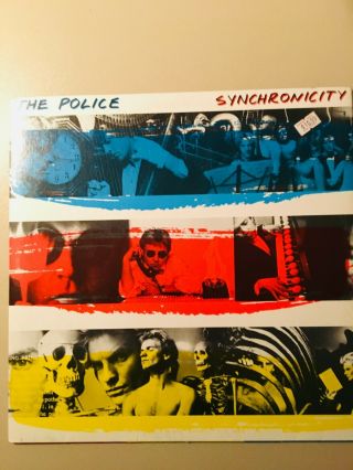 The Police,  Synchronicity,  Red Album,  Lp Record,  1983 Pressing,  Nmint