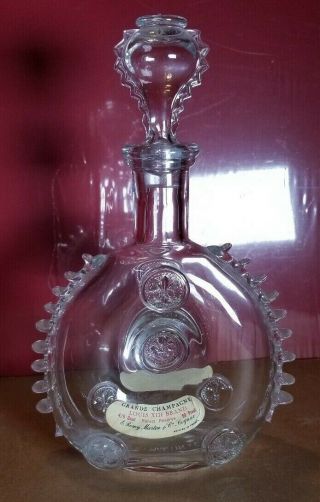 Baccarat Remy Martin Louis Xiii Cognac Crystal Decanter Bottle