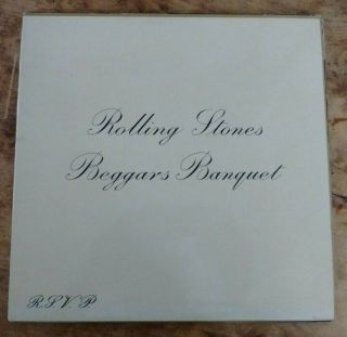 The Rolling Stones Beggars Banquet Vinyl Lp Uk Red Decca Mono 1st Press 1968