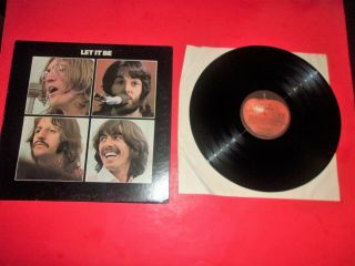The Beatles Let It Be Apple Ar34001 Red Apple Gatefold Phil Ronnie Bell Sound