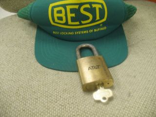 Best " At&t " Logo Padlock / Best Lock/best Padlock/ Telephone / Advertising Lock