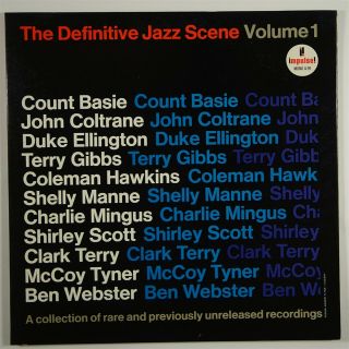 V/a " The Definitive Jazz Scene Vol.  1 " Jazz Lp Impulse 99 Mono Promo
