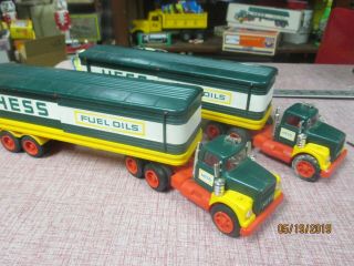 2 1976 Hess Toy Trucks