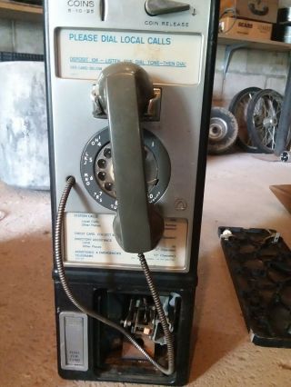 Vintage Bell System Rotary Pay Phone Wall Phone