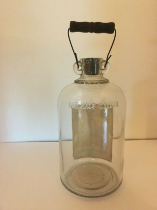 St.  Joseph,  Mo.  S.  H.  Oppenheimer one half gallon Bourbon Whiskey bottle 1910 - 17 3