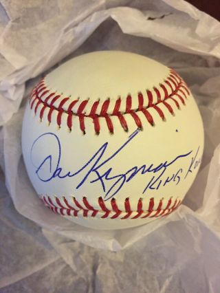 Dave Kingman Autographed Baseball “king Kong” Inscription Jsa