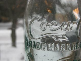 Grand Rapids,  Mich.  Script Coca - Cola Straight Sided Coke bottle ZENO Bottling Co 3