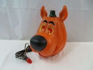 Scooby Doo 12” Plastic Halloween Pumpkin Blow Mold Outdoor Indoor