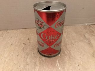 Vintage 1960s Coca - Cola Harlequin From York Flat Top Can Rare