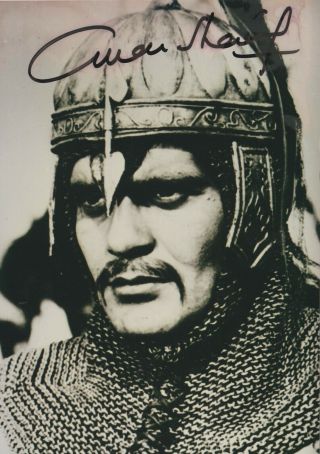 Omar Sharif,  Autograph On Photo