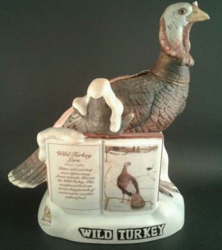Wild Turkey Vintage Liquor Decanter 2 Austin Nichols Lore Limited Series 1980
